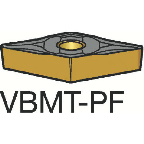 サンドビック コロターン107 旋削用ポジチップ（120） 1515 VBMT 11 03 04-PF 1515 (120) 【入数：10】..