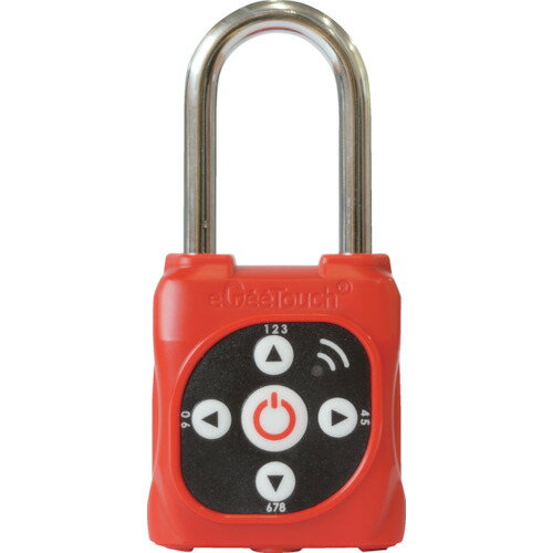 JSBTECH eGeeTouchLOTOパドロック （赤GT5107） 5-05105-97 【358-9061】(4.0)