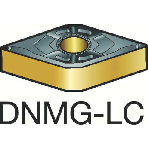 【特長】■優れた加工面粗さやシャープな切れ刃が必要な場合に最適です。■耐衝撃性に優れているため軽切削断続加工向けです。【用途】■一般旋削鋼加工用。■低炭素鋼から低合金鋼の仕上用、中低切削速度ではねばい合金鋼用。【仕様】■適合被削材：PM■チップ形状：菱形 55°■刃長(mm)：15.1038■厚さ(mm)：4.7625■チップ逃げ角(°)：0■コーティング：TiCN+Al2O3+TiN■加工形態：仕上げ切削■ブレーカー：LC■コーナR(mm)：0.3969■薄いCVDコーティングと超微粒子母材の超硬材種