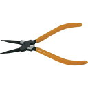 TOP スナップリングプライヤ穴用直爪 125mm 使用範囲12〜25mm HS-125 【359-8012】