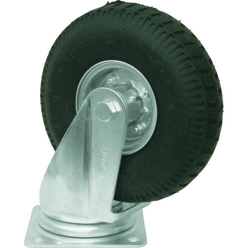 【特長】■ノーパンクで空気入タイヤと同じクッションです。■弾力性のある発泡ゴムの一体成形で、内部は膨張率の大きい柔らかい発泡ゴムです。■トレッド部は膨張率のないゴムで気泡膨張の影響を受けませんので、耐摩耗性は良好です。【用途】■悪路での運搬...