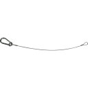 TRUSCO オールステンレスワイヤカットロープ両端ワッパ+片側スナップフック付 3.0Φ×300mm SCWSF300-30 【364-5269】