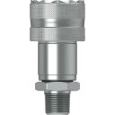 セイン シリーズ232 スクリュータイプカップリング ティースロック付 呼径6.3mm NPT1/4オネジ 10-232-1492 【364-7152】