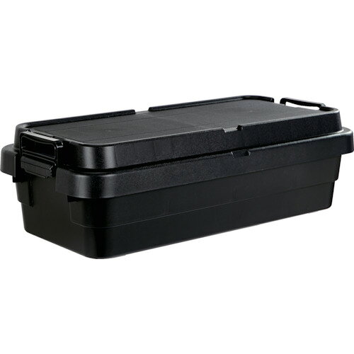 TRUSCO トランクカーゴ フラット天板仕様 浅型 40L 黒 BLKCFL-70 【369-5137】
