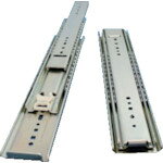 【特長】■3メンバーのスライドレールです。■全長が20inch(508.0mm)から38inch(965.2mm)まであります。■レールの耐久性を向上させる序列機構（順次伸長させる機能）がついています。　【用途】■自動機器、ツールボックス、半導体製造装置などに。【仕様】■幅(mm)：19.8■高さ(mm)：69.8■長さ(mm)：914.4■移動距離(mm)：909■定格荷重(N)ペア/垂直：1863■タイプ：ストップタイプ■重荷重用■3メンバー　■取付ねじ：M5、M6バインド小ねじ又はトラス小ねじ（使用する取付穴による）■アウターメンバーはM6角根丸頭ボルト（使用する取付穴による）■ストップタイプ【材質・仕上】■冷間圧延鋼（SPCC)■表面処理：ユニクロメッキ