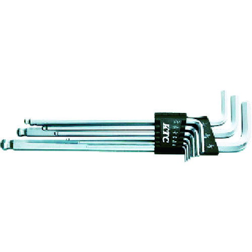 KTC ボールポイントL形ロング六角棒レンチセット（9本組） HL259BSP 【373-4552】