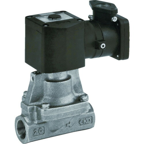 CKD パイロット式 防爆形2ポート弁 ADシリーズ（蒸気用） AP11E2-25A-C4T-AC100V 【376-8406】