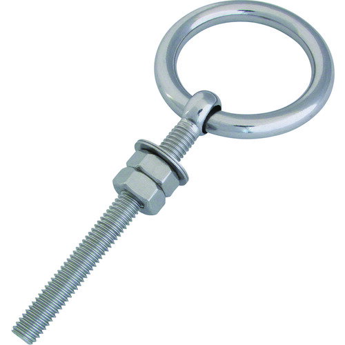 水本 アイボルト ステンレス 丸カンボルト（ブネジ） 捻子径W−3／8 B-025 【378-7893】