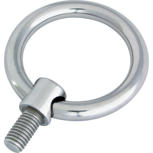 水本 アイボルト ステンレス つば付リングボルト（ミリネジ） 捻子径M−8 長さ45mm 高さ35mm B-814 【37..