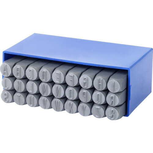 グラブレム 英字刻印セット 丸面スタンダード A～Z 6mm 01106000 【379-5329】