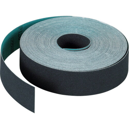 【特長】■作業しやすい長さにカットして無駄なく経済的に使えるロール状のグルー研磨布です。■狭い隙間や曲面研磨にもご利用ください。■砥粒はアルミナ質研削材です。【用途】■金属製品・部品、鋼材などのサビ取り、バリ取り、ビード取りなどに。【仕様】■粒度(#)：100■幅(mm)：50■長さ(m)：36.5■粒度(P)：100【材質・仕上】■砥材:アルミナ質研削材（A）【注意事項】■水をつけての使用はできません。