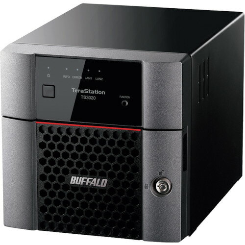 バッファロー TeraStation TS3220DNシリーズ 2ベイデスクトップNAS 4TB TS3220DN0402 【382-2038】