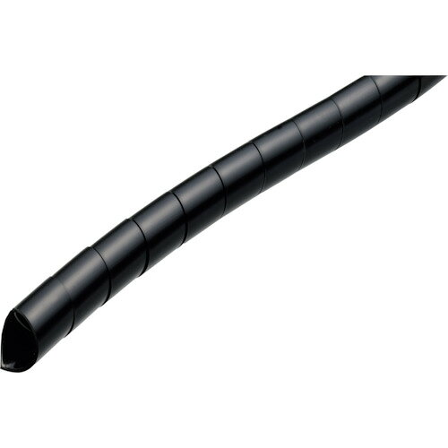潤工社 ポリエチレンスパイラルチューブSE 15X13mm 50m 黒 SE-15-BK-50 【383-5194】