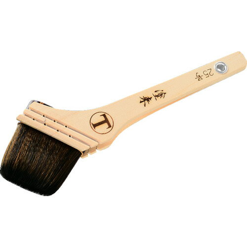 大塚 水性用刷毛 塗来 建築用 筋違 黒 25号 1027240025 【385-7620】