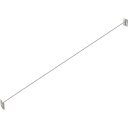 TRUSCO スチールラック M1.5用 回転式落下防止バー W1800用 M1.5-KRB18-NG 【393-3911】