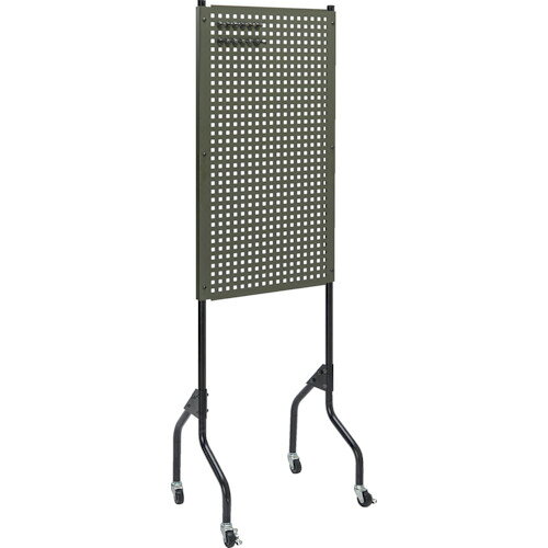 TRUSCO ライトパンチングパネル パネリーナ キャスター付 OD色 TUR-1C MOD 【393-7464】