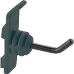 TRUSCO パネリーナ用樹脂フック 縦型ショート 黒 TUR-FJTS-BK 【396-2457】