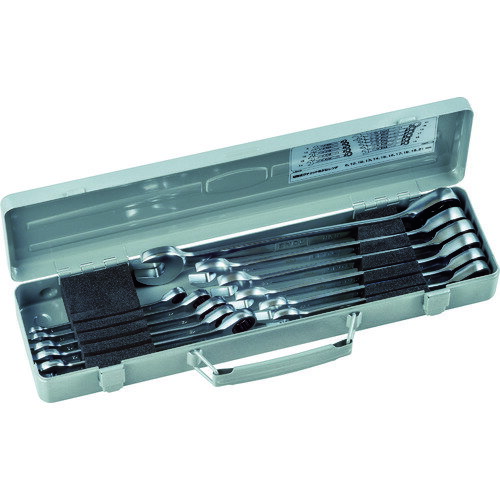 【夏マラソン★超限定クーポン】TONE 切替式ラチェットめがねレンチセット 10pcs RMR110 【396-4787】