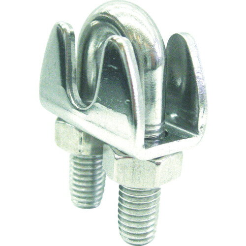 水本 ステンレス プレスワイヤークリップ 使用ロープ径3mm B-2349 【397-7218】