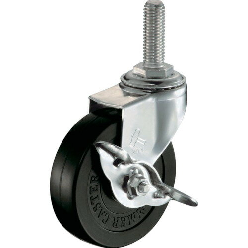 【特長】■耐蝕性、耐水性に優れたオールステンレス製です。【用途】■水周り・食品・水産関係に多く使われています。【仕様】■車輪径D(mm)：100■タイプ：自在式(ストッパー付)■許容荷重(daN)：50■許容荷重(kgf)：51■車輪幅(m...