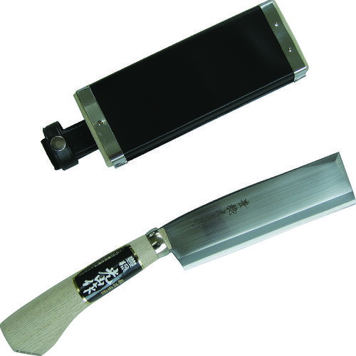 豊稔 光山作 安来鋼青紙付 片刃腰鉈165mm HT-3516 【399-0249】