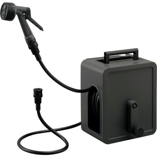 IRIS 292685 フルカバーコンパクトホースリール15m ダークグレー FCH-15M-DH 【414-9252】