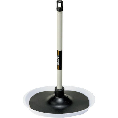 テラモト トイレつまりとりFITワイド（節水便器対応）短柄トレイ付 CL-421-080-0 【417-8095】