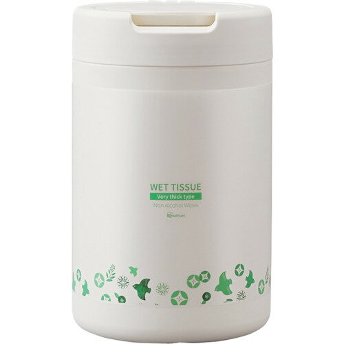 IRIS 288657 除菌ができるウェットティッシュ凄厚 ボトル ノンアルコールタイプ 65枚 WTB-65N 【422-04..