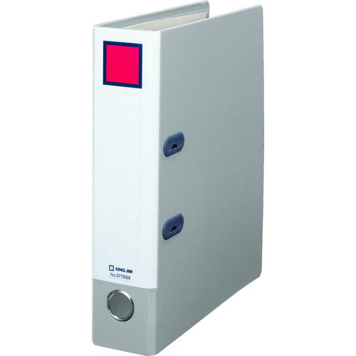 キングジム レバーリングファイルGX Dタイプ グレー 3775GX-GR 【431-2422】