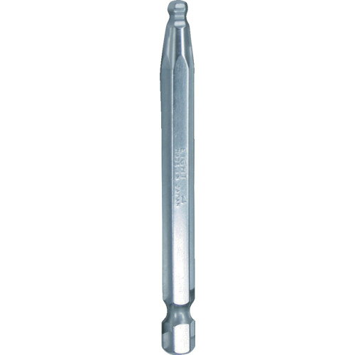 エイト 六角棒ビット テーパーヘッド 対辺6．35mm 溝9mm 単品 対辺寸法4．0mm EA-64 4MMX75 【432-8141】