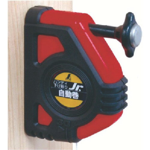 シンワ ハンディ下げ振りJr． 自動巻 赤 （本体単体） 77501 【433-9924】