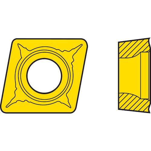 セコ 旋削 ISOポジインサート CCGT0602 CP500 CCGT060201-F1 CP500 【入数：10】 【434-1088】