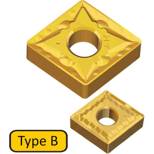 テグテック 旋削加工用チップ T‐ターン CVD CNMG 120408 MT TT7015 【入数：10】 【441-4138】