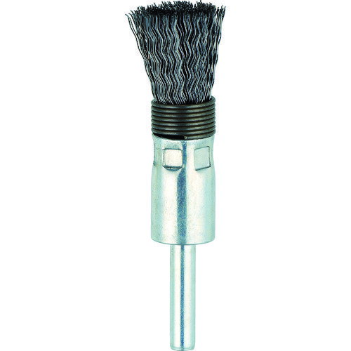 TRUSCO 筒型ブラシΦ15X軸6 鋼線0．3 スプリング付 TEBS-15S 【444-9924】