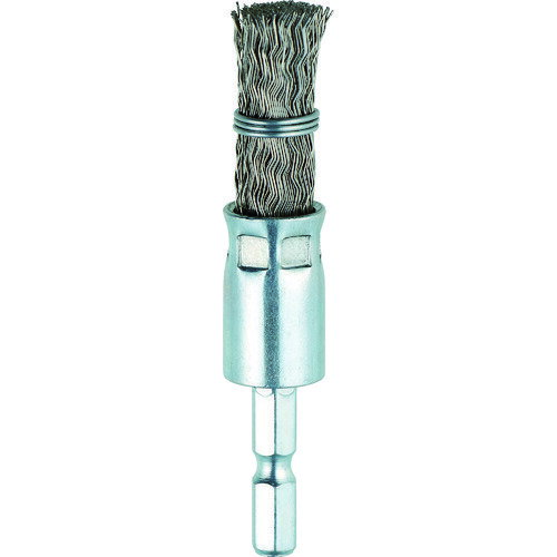 TRUSCO 六角軸筒型ブラシΦ15X6．35 SUS 0．3 くくりタイプ TEB6-15SUS 【444-9967】