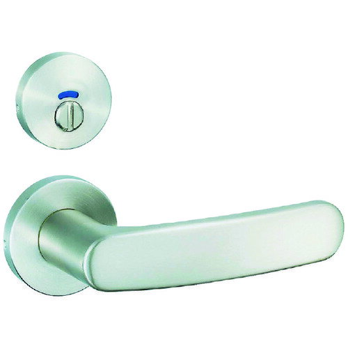 MIWA 住宅内部専用レバーハンドル錠 表示錠 バックセット51mm ケース深さ72mm ZLC901-8 SV 【449-7651】