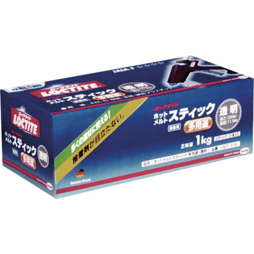 LOCTITE ホットメルトスティック 透明 HST-01K 【453-6339】
