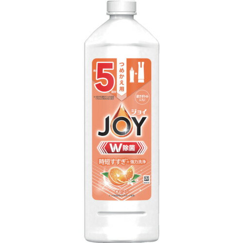 P＆G ジョイ W除菌 食器用洗剤 オレンジ 詰め替え 670ml 402333 【454-9666】