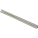 光 アングル型ゴム20×20×450mm NRA-450 【473-9744】