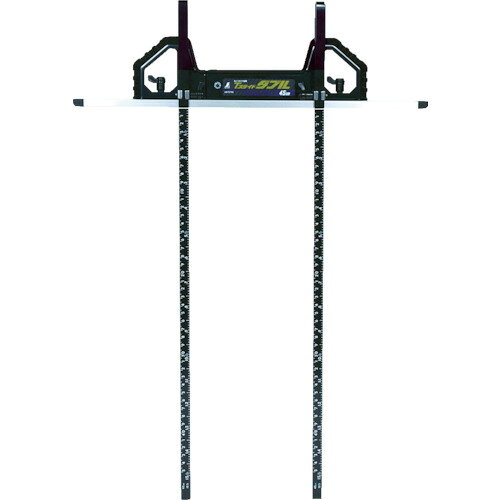 シンワ 丸ノコガイド定規Tスライドダブル 45cm（併用目盛・突き当て可動式） 73703 【474-1625】