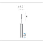 ナカニシ 電着CBNバー＃220 刃径1．2×50L 12172 【475-9711】