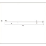 ナカニシ ダイヤモンドヤスリ ＃400 丸 刃長40×刃幅1 57132 【477-1818】