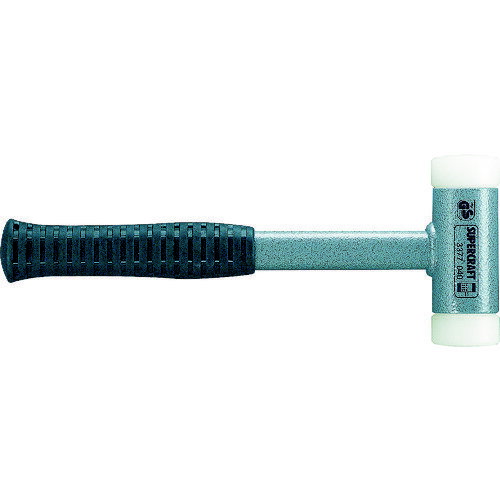 HALDER スーパークラフトハンマー スティール製ハンドル付ナイロン白 頭径4 3377.040 【481-8342】