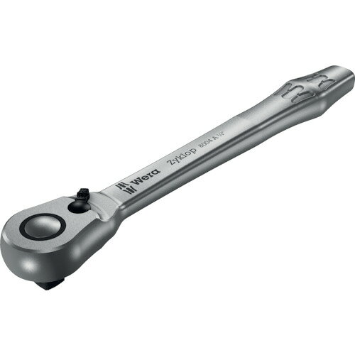 Wera 8004A サイクロップラチェット「メタル」 1／4 チェンジレバー 004004 【483-8238】