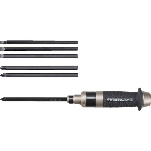 ベッセル インパクトユニドライバー No．260002（No．C50ビット6本組） 260002 【484-1425】