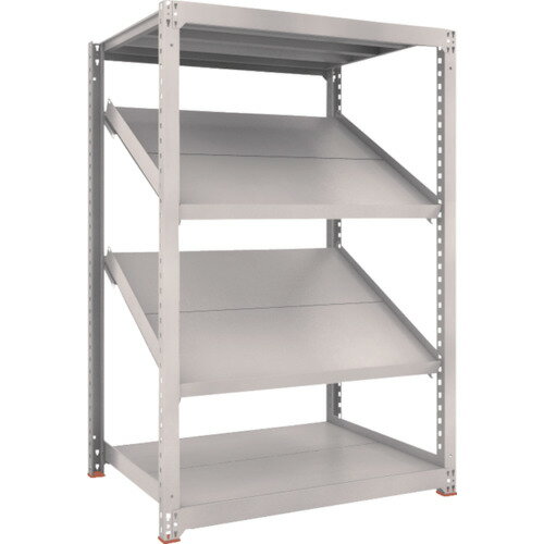 TRUSCO スチールラック M3型中量棚 1200X921XH1800 4段 傾斜2段 M3-6494K2 【484-4262】