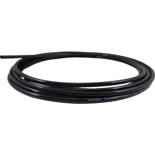 チヨダ TEタッチチューブ 10mm／20m 黒 TE-10-20 BK 【485-5710】