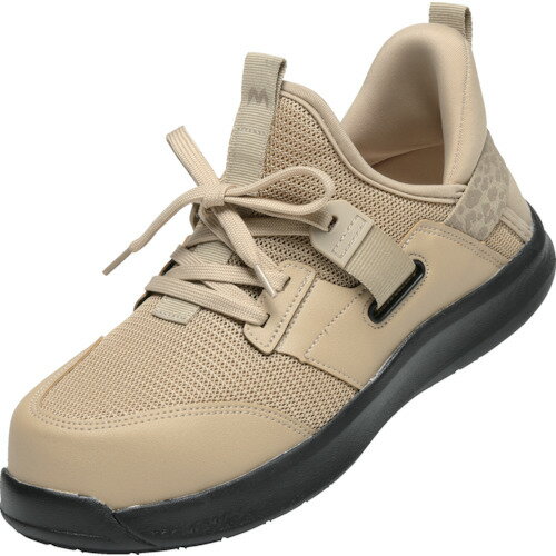 丸五 軽量安全スニーカー マンダムFLY−UP＃510 ベージュ 25．0cm MNDM510-BE-250 【487-7625】