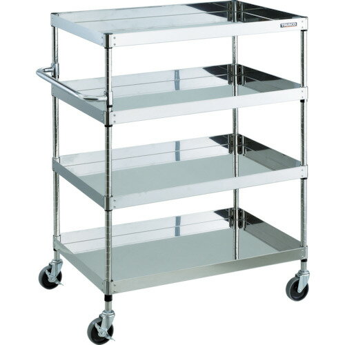 TRUSCO ステンレスワゴン 304クリーンフェニックス 900X600 4段 CPE3-1294 【488-0854】