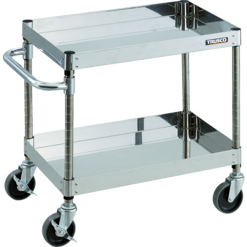 TRUSCO ステンレスワゴン 304クリーンフェニックス 600X400 2段 CPE3-662 【488-0897】